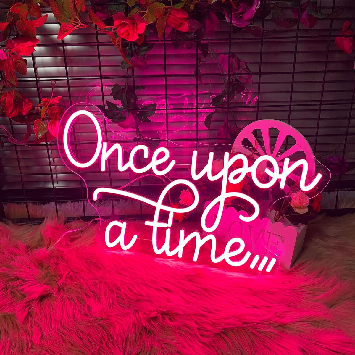 HDJSIGN Sweet 16 Neon Sign Pink Neon Signs for Wall Decor Sweet 16 Decoration Bedroom Decor LED Neon Light Birthday Party Sign Decoration Happy Birthday Pink Light Signs Birthday Gifts for Women 20x8