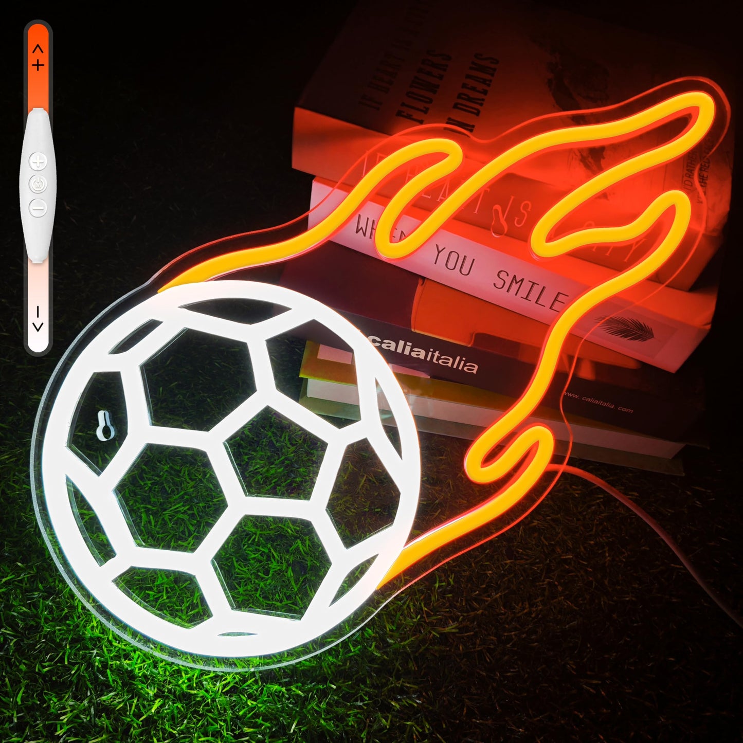 Soccer Neon Sign (13*10 inches)