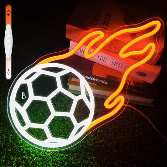 Soccer Neon Sign (13*10 inches)