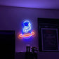 Astronaut on a Planet Neon Sign (12x18 inches) Neonsignsindia