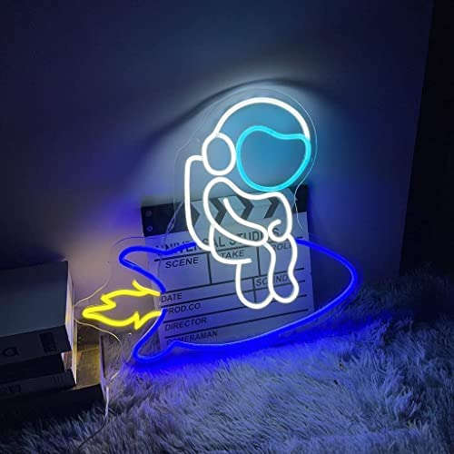Astronaut Rocket Neon sign India 16 x 14 Inches