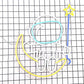 Astronauts Sitting on the moon Neon Sign (21x16 Inches) Neonsignsindia