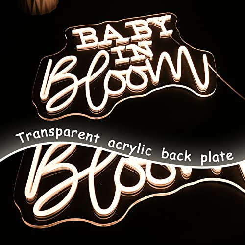 Baby In Bloom Neon Sign (16x11 inches) Neonsignsindia