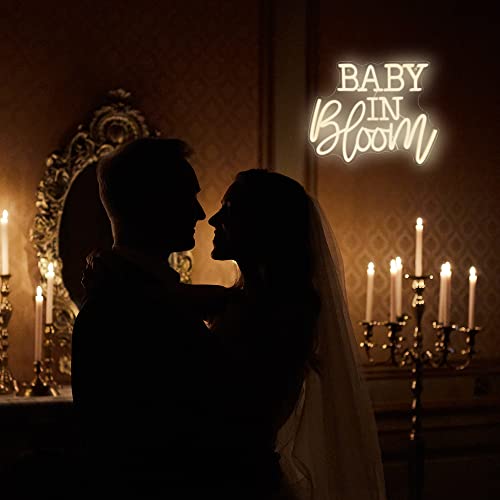 Baby In Bloom Neon Signs (12x15 inches) Neonsignsindia