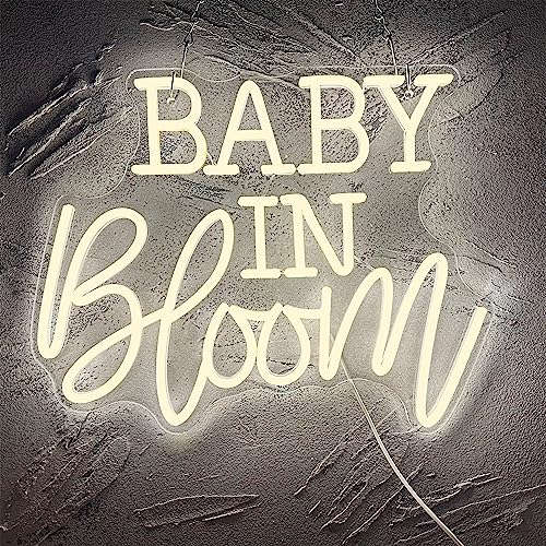 Baby In Bloom Neon Signs (12x15 inches) Neonsignsindia