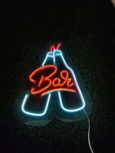 Bar Neon Signage 1ft. x 1.5ft - Neonsignsindia