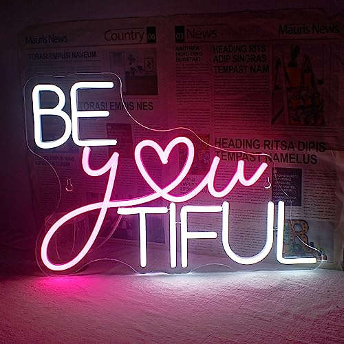 Be-You-Tiful Neon Sign 12x16 inches Neonsignsindia