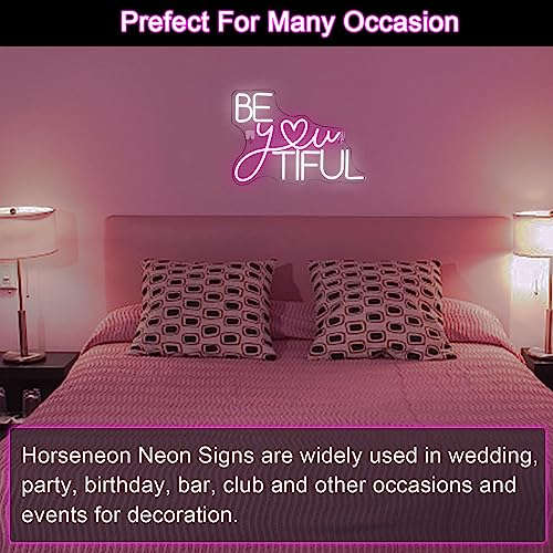 Be-You-Tiful Neon Sign 12x16 inches Neonsignsindia