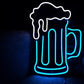 Beer Glass Neon Sign (10 x18 inches) Neonsignsindia