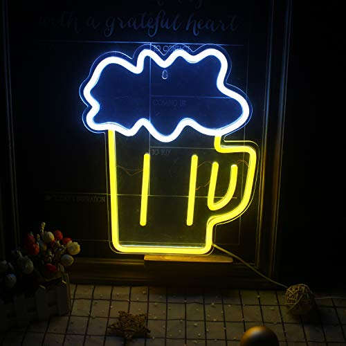 Beer Neon Signs (14.2”x12.2”) - Neonsignsindia