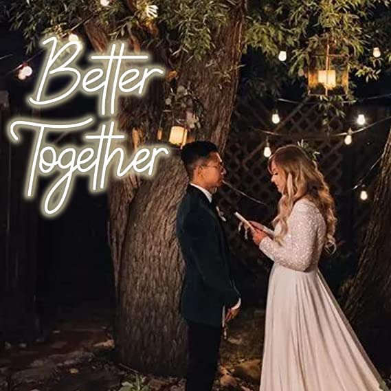 Better Together Neon Sign (17x12 inches) - Neonsignsindia