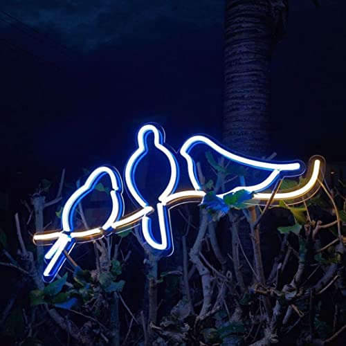 Birds (8x18 inches) - Neonsignsindia