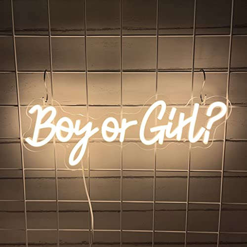 Boy or Girl Neon Sign 15x6 Inches Neonsignsindia