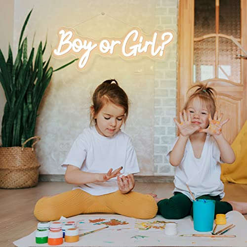 Boy or Girl Neon Sign 15x6 Inches Neonsignsindia