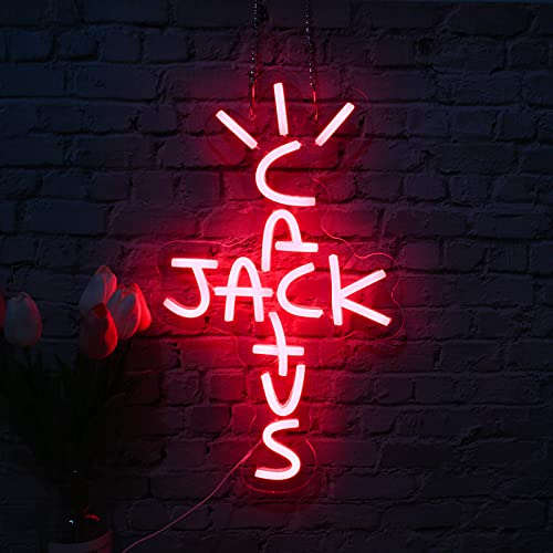 Cactus Jack Neon Sign Red (13x16 inches) Neonsignsindia