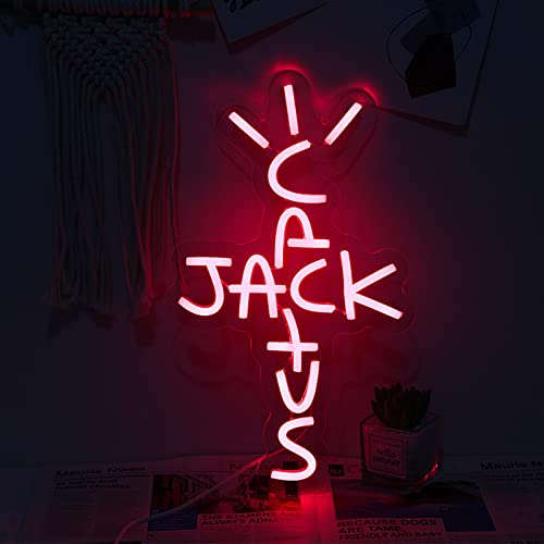 Cactus Jack Neon Sign Red (13x16 inches) Neonsignsindia