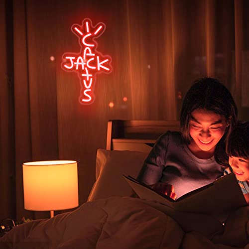 Cactus Jack Neon Sign Red (13x16 inches) Neonsignsindia