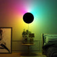 Circular Light , RGB Corner Hanging lamp Pack of 1 (11x11 inches) Neonsignsindia