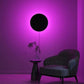 Circular Light , RGB Corner Hanging lamp Pack of 1 (11x11 inches) Neonsignsindia