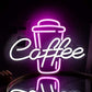 Coffee Neon Sign (10x16 inches) Neonsignsindia