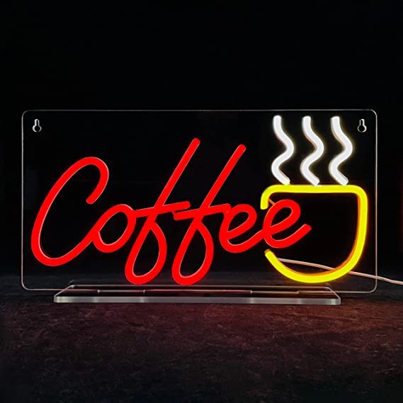 Coffee Neon Sign (15 x 8 inches ) - Neonsignsindia