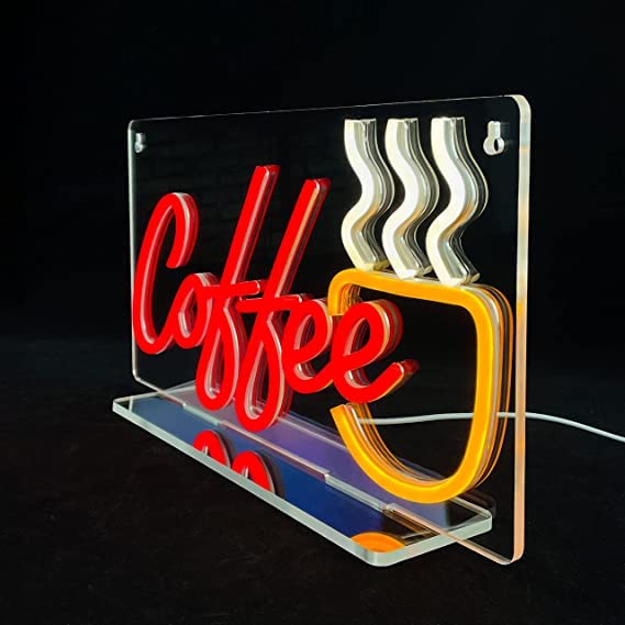 Coffee Neon Sign (15 x 8 inches ) - Neonsignsindia