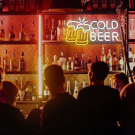 Cold Beer (15.55x8.66 Inches) | Neon Signs India — Image 3