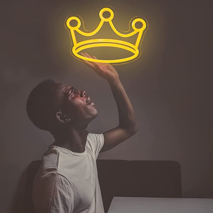 Crown Neon Signs(14 X 10 Inches) - Neonsignsindia