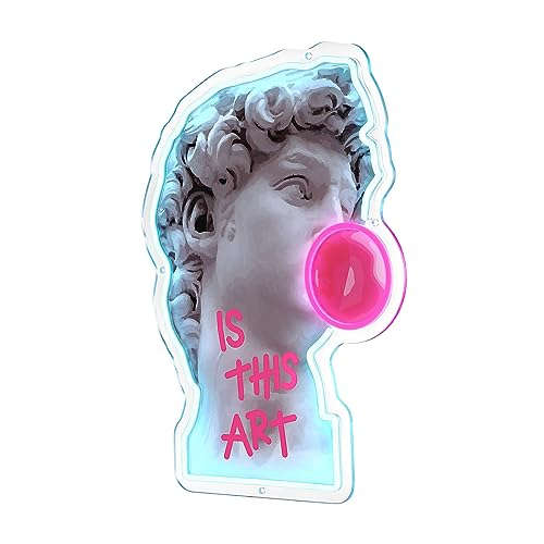 David Art Uv Print Neon Light Signs (32x22inches) Neonsignsindia