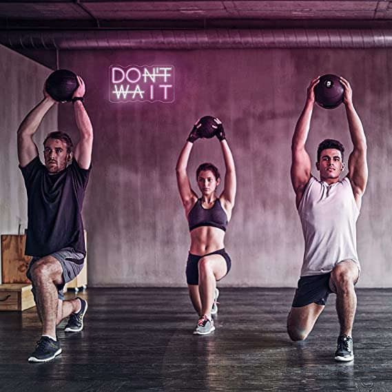 Don't Wait LED Neon Sign (11X18 INCH) Neonsignsindia