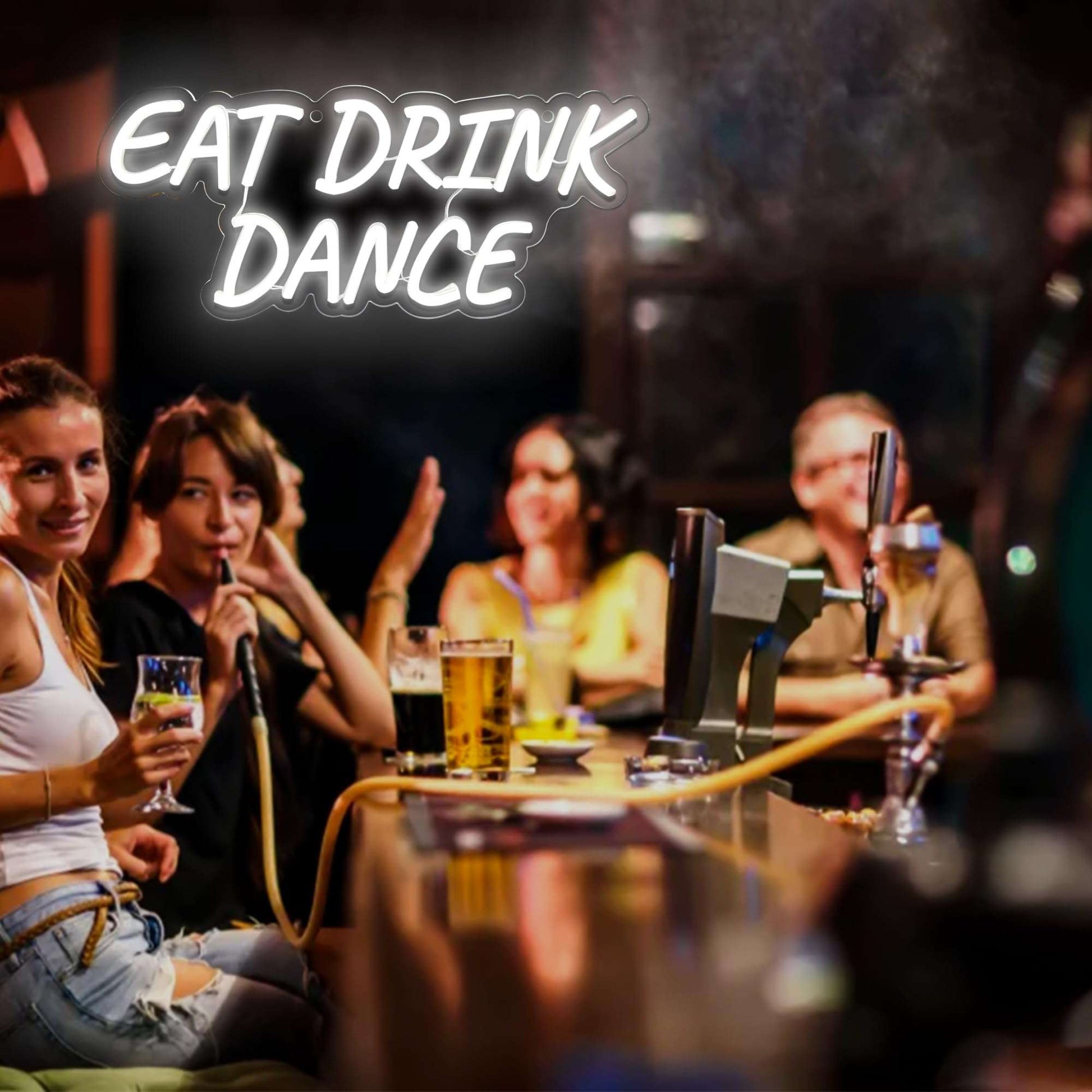 Eat Drink Dance Neon Sign (17x12Inch) | Neon Signs India — Image 2