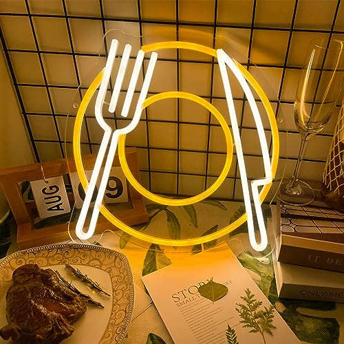 Eat Neon Sign Neon Signs (14X14 Inches) Neonsignsindia