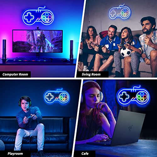 Gamepad Neon Signs for Boys Room16.5''x10'' - Neonsignsindia