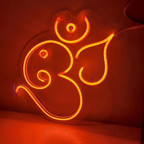 Ganesha OM Neon Signs/Neon Lights 10 x10 inches