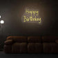 Happy Birthday 16 * 12 inches Neon Sign | Neon Signs India — Image 1