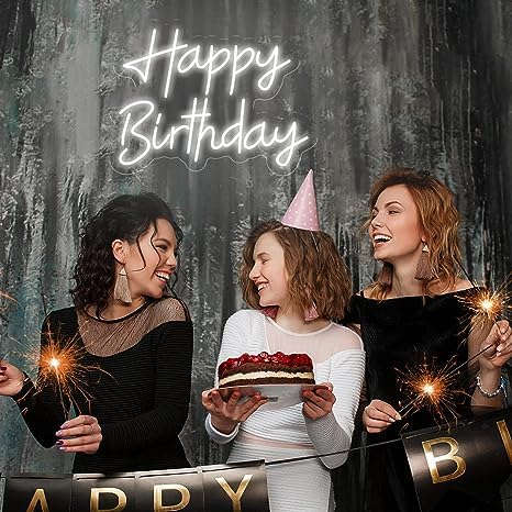 Happy Birthday 16"x12" Neonsignsindia