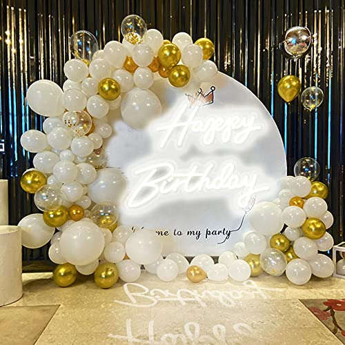 Happy Birthday Neon Light Sign (14x18 inches) Neonsignsindia