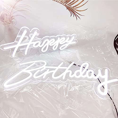 Happy Birthday Neon Light Sign (14x18 inches) Neonsignsindia