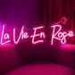 La vie en rose 15"x6.3" inch size Neonsignsindia
