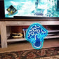 Mushroom Neon Sign Led Light Cute Neon Mushroom Sign Night Light 3D Wall Art Mushroom Neon Signs for Wall Decor Game Room Bedroom Home Decor for Children Kids Girl (Ice Blue)(12x16inches) Neonsignsindia