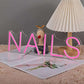 NAILS Neon Sign (17x8inches) Neonsignsindia