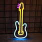 Neon Guitar Shaped Sign (8x14 inches) Neonsignsindia