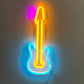 Neon Guitar Shaped Sign (8x14 inches) Neonsignsindia