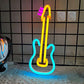 Neon Guitar Shaped Sign (8x14 inches) Neonsignsindia