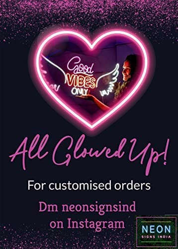 NEON SIGNS INDIA Burger (14x14 inches) led Light for Home Decorative Sign Wall / Decor for Wedding Party Kids Room /Living Room House/ Bar/ Pub/ Hotel/ Restaurant Neonsignsindia