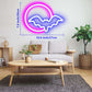 Neon Signs, Moon and Bat LED Neon Lights, Neon Light Sign for Wall Led Neon Sign for wall decor, bedroom, Kids Gift, Living Room, Bar, Party, Christmas, Wedding, Halloween Neonsignsindia