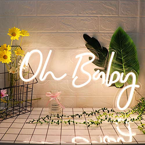 Oh Baby Neon Light Signs (24×12 inches) Neonsignsindia