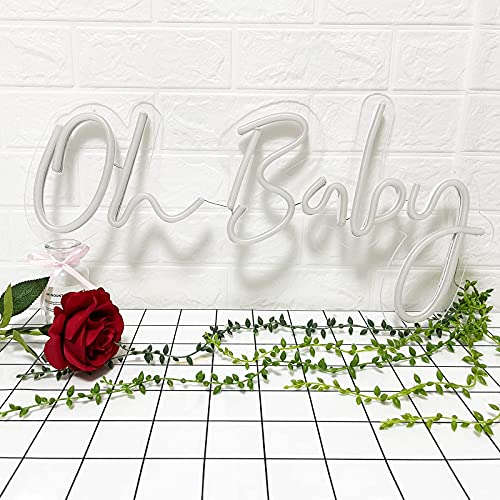Oh Baby Neon Light Signs (24×12 inches) Neonsignsindia