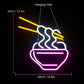 Ramen Neon Sign Led Neon Lights for Wall Decor Noodle Light Up Signs for Resturant Home Bar Kitchen Dinning Room Cafe Japanese Noodle Shop Decorations Neonsignsindia