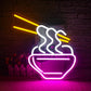 Ramen Neon Sign Led Neon Lights for Wall Decor Noodle Light Up Signs for Resturant Home Bar Kitchen Dinning Room Cafe Japanese Noodle Shop Decorations Neonsignsindia